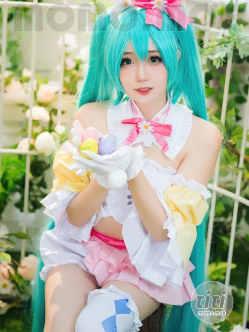 焖焖碳 – NO.049 VOCALOID 初音未来 复活节兔子 [22P-162M]-丽丝屋