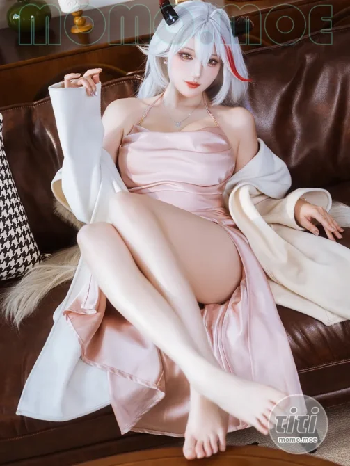 瓜希酱 – NO.140 碧蓝航线-埃吉尔睡衣 [20P-69M]-丽丝屋