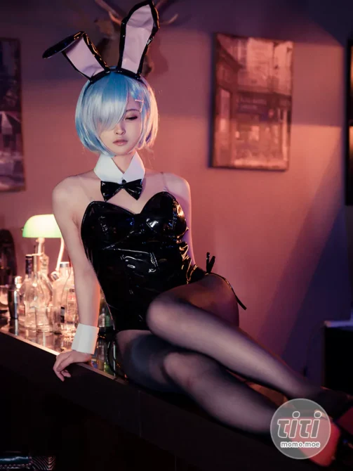 白莉爱吃巧克力 – NO.002 蕾姆兔女郎 [71P-663MB]-丽丝屋