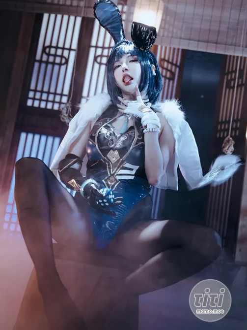 秋和柯基 – NO.111 夜兰 兔女郎 [92P-1.81G]-丽丝屋