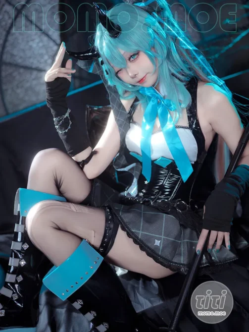 艾西Aiwest – NO.019 初音小恶魔 [26P-157MB]-丽丝屋