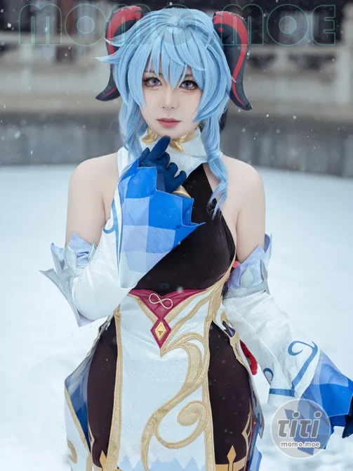 虎森森 – NO.046 原神 甘雨 雪景 [42P-298M]-丽丝屋