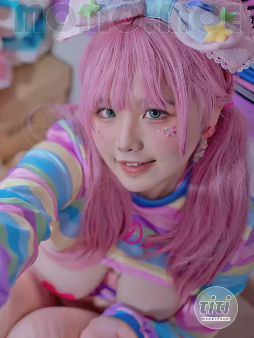 阿半今天很开心 – NO.035 粉色双马尾 [43P-868M]-丽丝屋