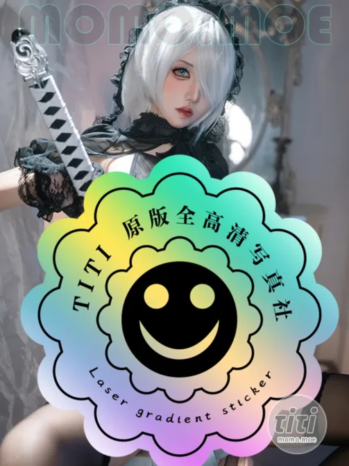 阿薰kaOri – NO.045 毛毛2B黑色花嫁 [93P-791MB]-丽丝屋