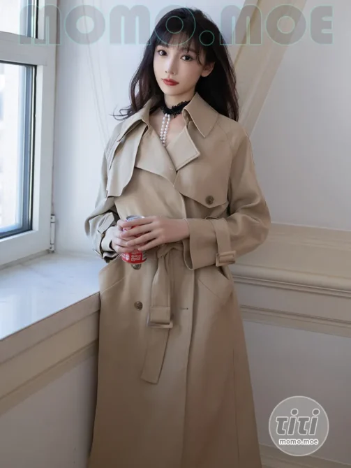 陆萱萱 – NO.003 风衣 [91P-1.26GB]-丽丝屋