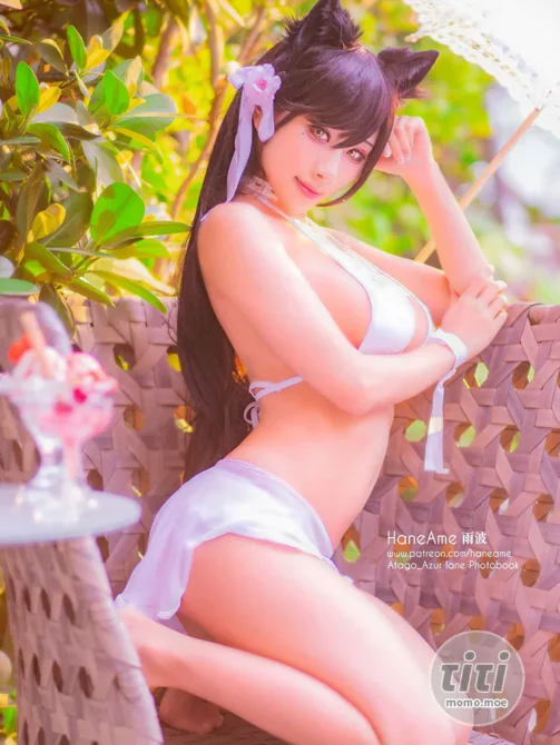 雨波_HaneAme – NO.234 Atago Swimsuit [20P-26MB]-丽丝屋