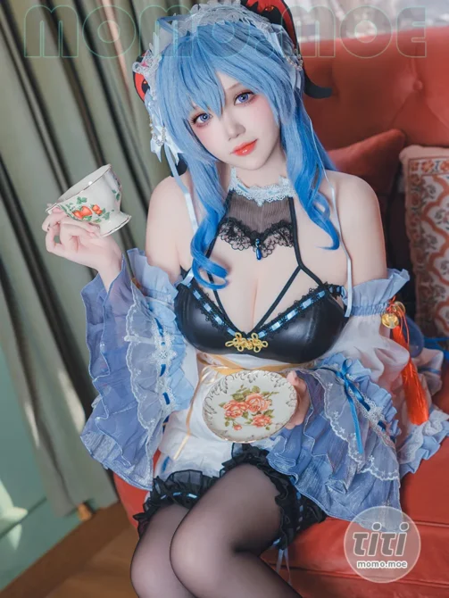 雪晴Astra – NO.093 原神 甘雨女仆 [31P+1V-764M]-丽丝屋