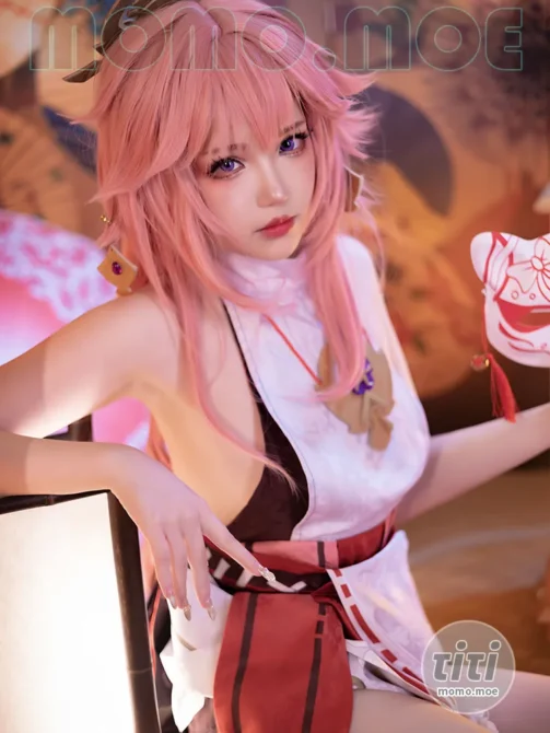 雪晴Astra – NO.094 原神 八重神子 [60P+2V-1.67GB]-丽丝屋