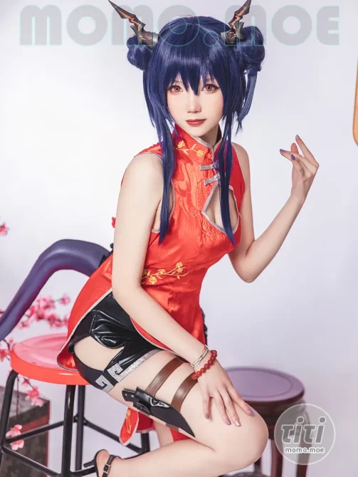 雪晴Astra – NO.51 明日方舟 陈 旗袍 [18P-305MB]-丽丝屋