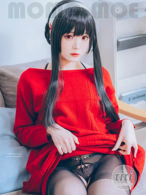 霜月shimo – NO.094 Yor Forger Red Sweater [15P-146M]-丽丝屋