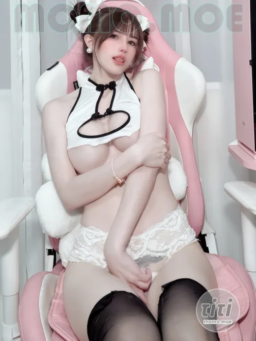 鹿八岁 – NO.100 魅魔印记镂空旗袍 [35P+1V-230M]-丽丝屋