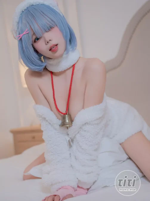 黏黏团子兔 – NO.046 (咬一口兔娘) 5月T3特典 蕾姆咩咩 [53P-570M]-丽丝屋