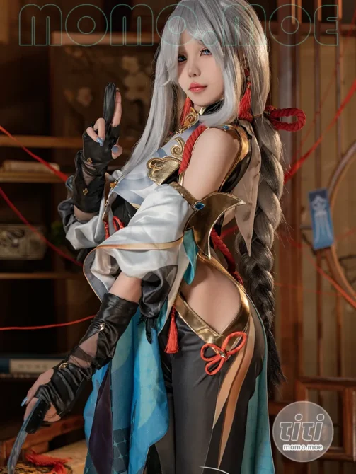 黏黏团子兔 – NO.138 (咬一口兔娘) 『原神申鹤』 明枪 [73P1V-1.22GB]-丽丝屋