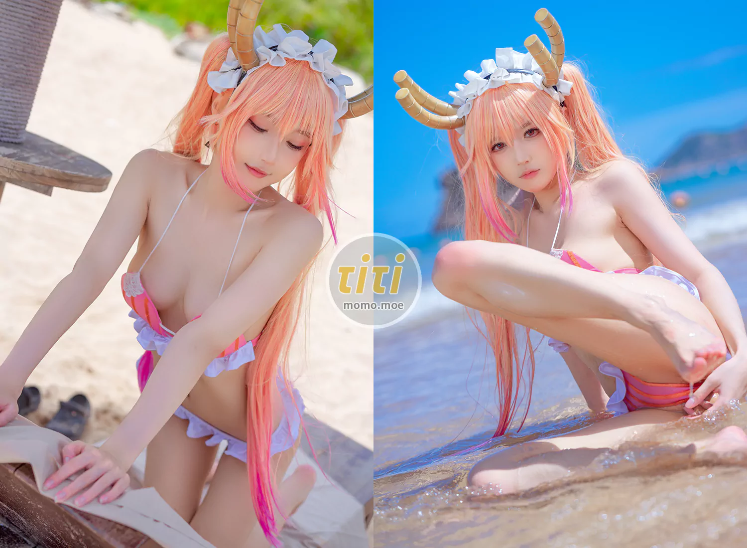 阿包也是兔娘 - NO.066 10月舰长图 龙女仆泳装