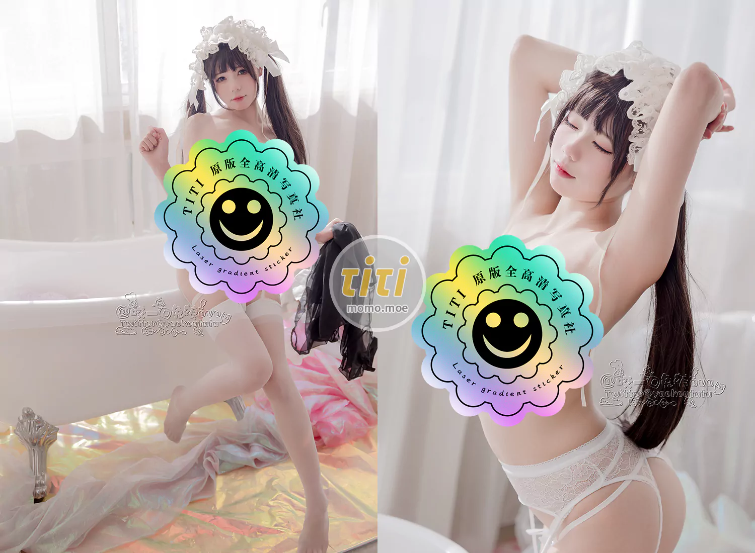 黏黏团子兔 - NO.11 （咬一口兔娘）黑白女仆